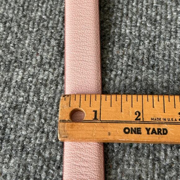 Lauren Ralph Lauren women’s pink belt SM gold hardware pastel girly 28.5-32.5 main image 4